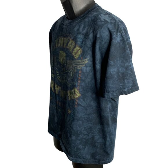 2007 Liquid Blue Lynyrd Skynyrd T Shirt M Blue Tie Dye Crewneck Short Sleeves - Picture 4 of 7